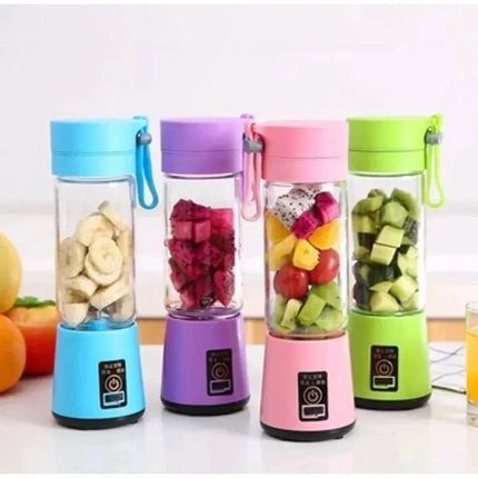 Mini 380ML Portable Blender for Shakes and Smoothies Rechargeable USB Traveling Fruit Juicer Cup Hand Fruit Blender Juicing Cup