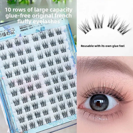 No Glue Needed False Eyelashes Lower Lashes Wispy Cat Eye Lashes Voluminous Fluffy Natural Look Daily Wear Easy to Apply