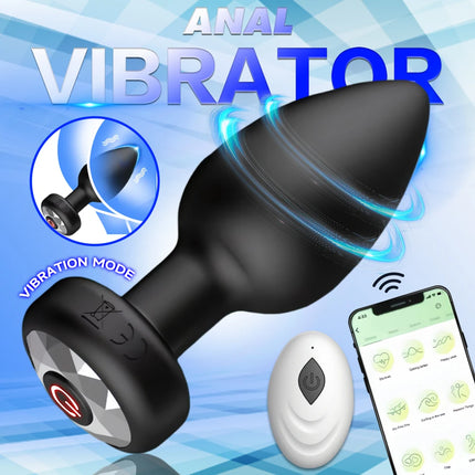 Wireless Bluetooth Anal Vibrator for Women APP Control Butt Plug Men Prostate Massager Female Masturbator Sex Toys for Couple