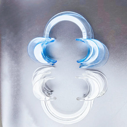 JUMTOP Dental C Shape Mouth Opener Plastic Lip Cheek Retractors Clinic Mouth Gag Orthodontic Tool