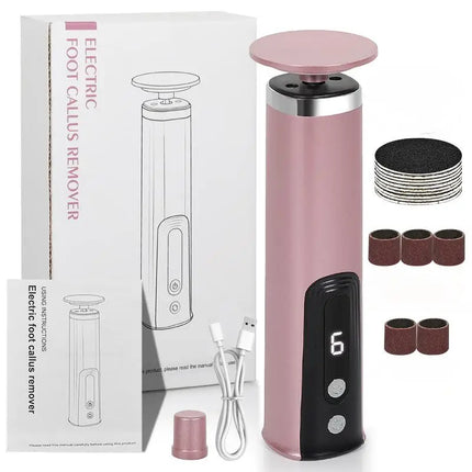 Electric Foot Callus Remover 6 Speed Adjustable Foot File Nail Grinder, Professional Pedicure Tool for Dead Skin 2 in 1 | Gifts