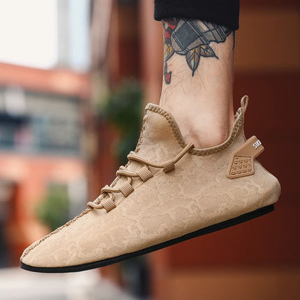 YRZL Fashion Summer Shoes Soft Comfortable Breathable Shoe for Man Shoes Men Trend Lightweight Outdoor Casual Walking Shoes