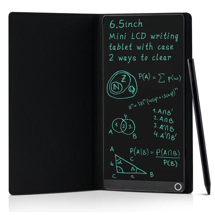 6.5" LCD Writing Tablet Full Screen Portable Digital Notepad, Lightweight Pocket Notebook, Ideal For Meeting Sketching Shopping
