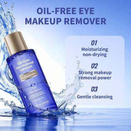 Gentle Makeup Remover Waterproof Formula Effectively Cleans Mascara Eyeliner Pigmented Eyeshadow And Brow Pomade