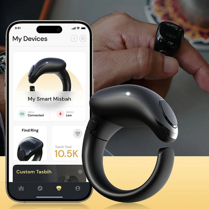 Muslim Gift Smart Electronic Counter 4 Digit Tasbeeh Tasbih Zikr Ring Digital  Counter Interchangeable Rings 18/20/22mm