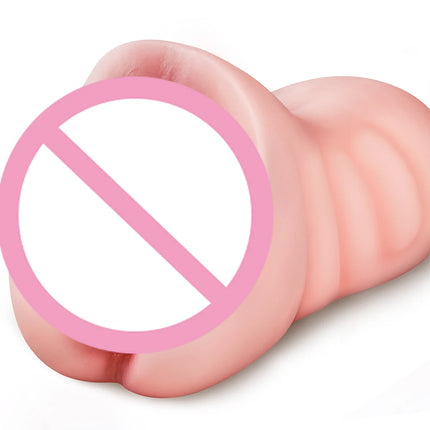 3 in 1 Pocket Pussy Male Masturbator Sex Toys for Men 3D Textured Sex Doll with Sexy Mouth Realistic Vagina Tight Anus Mens 18+