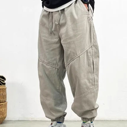 High Quality Cotton Sweatpants For Men Plus Size Sport Harem Pants Korean Jogging Pants Harajuku Casual Trousers Male XT518