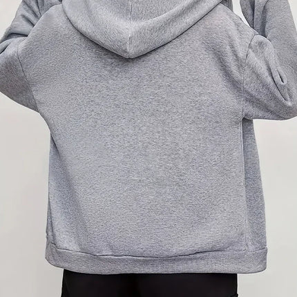 New Women's Sweatshirts Long Sleeve Zip-Up Casual Jacket Suitable for All Seasons Woman Apparel Hoodie Harajuku Street Tops Coat
