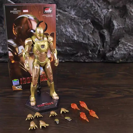 ZD Toys Iron Man Action Figures (Models: MK1-MK7,MK9 MK11, MK12, MK14, MK15, MK23, MK27, MK38, MK40, MK42, MK43,MK46 7-Inch, etc
