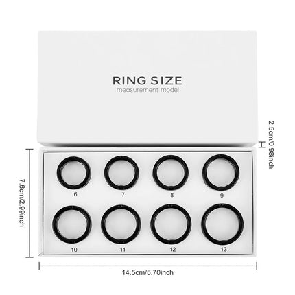 Smart Ring Sizing Kit Sizing Kit Size First Before You Buy 8 Sample Ring Sizes Size Before You Buy The Smart Ring Sizes 6 To 13