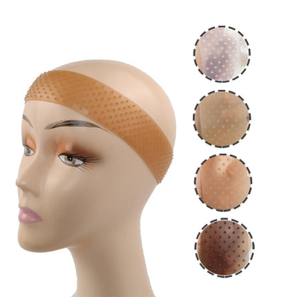 1PC Silicone Seamless Non Slip Wig Hair Band with Stretchy Silicone Wig Cap for Wig and Sport Yoga