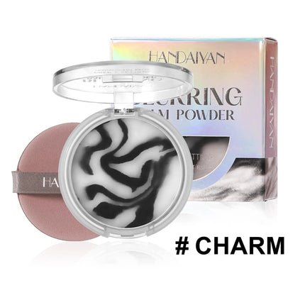 Light Mist Waterproof Oil Control Matte Concealer  Brightening Complexion Setting Powder with Powder Puff