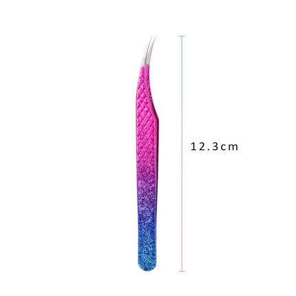 Tweezers Eyelash Extensions Clip Eyebrow Lash Extension Tweezers  Cosmetic Makeup Tools Professional Precision Eyelash Tweezers