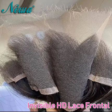 Newa Hair 13X6 HD Lace Frontal Only Human Hair Skinlike Real HD Lace Melt Skins 13x4 9x6 7x5 5X5 HD Lace Closures Pre Plucked