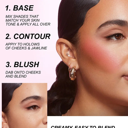 12-color iron box concealer blush cream matte highlight contour makeup all-in-one palette
