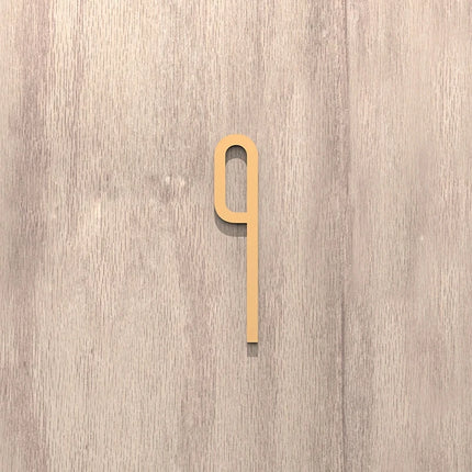 On The Door Extra Apartment Floating Exterior House Metal Building 3D Digits Number Art Nordic Home Decor Wall Sticker Acrylic