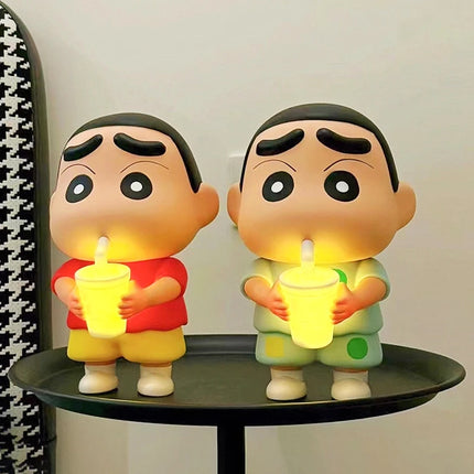 Cartoon Crayon Shin-Chan Light Toy Shin-chan Bedside Glowing Lamp for Sleeping Cute Reading Light Gifts Light Ornament Toys