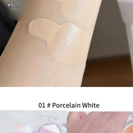 Moisturizing Concealer Air Cushion Natural Makeup Holding Water Resistant Cream Skin Foundation