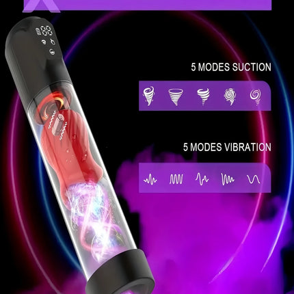 Electric IPX7 Waterdicht Volwassen Speeltjes Lul Vergroter voor Mannen Erectie Penisvergroting Masturbator Speeltjes voor Mannen