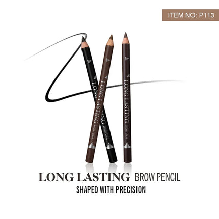 6/12PCs eye brow pencil waterproof professional women eye makeup pen easy color natural black Brown cosmetic beauty eyebrow tool