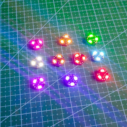 10pcs With Batteries 3-LED Magnetic Controlled Lights Plus 1pc Free Magnet Switch For Robots DIY Model Lighting Super Bright