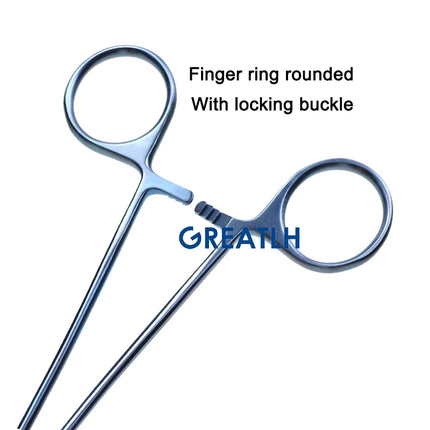 GREATLH Micro Needle Holder Forceps Titanium Alloy Needle Holder Forceps Ophthalmic Micro Surgical Instrument Autoclavable