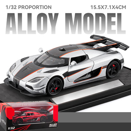 1:32 KNSG ONE 1 ONE-1 Miniature Toys Cars Alloy Diecast Models Boy High Simulation Miniature Holiday Present And Home Trendy Toy