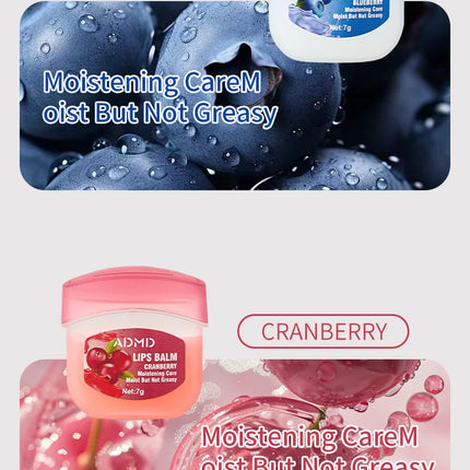8pcs/box Fruits Lip Balm Sets Moisturizing Lipstick Makeup Base Moisturizer Lip Balm Anti-Cracking Lips Skin Care