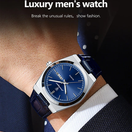 POEDAGAR Luxury Trend Men Watch Waterproof Luminous Date Week Man Wristwatch Military Outdoor Leather Men's Quartz Watches Reloj