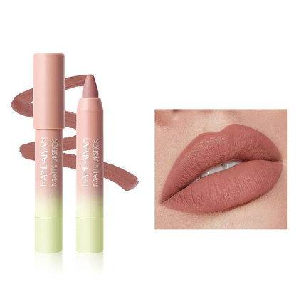 Lipliner Lip Liner Waterproof 8 Color Matte Crayon High Color Rendering Waterproof Cup Free Lipstick Tubular Lipliner Lasting