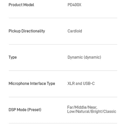 maono PD400X USB/XLR Dynamic Microphone All Metal With One-Touch Mute Headphone Jack And Volume Control For Podcasting Streaming