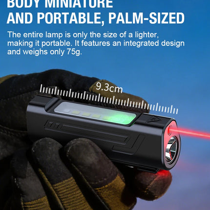 Ultra Bright LED Flashlight New Infrared Rechargeable Waterproof Torch with Pen Clip Magnetic Outdoor Camping Emergency Lanterna