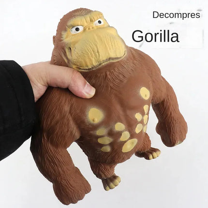 14cm Antistress Orangutan Fidget Toys Squishy Elastic Monkey Funny Decompression Gorilla Stress Relief Games Toy for Adults