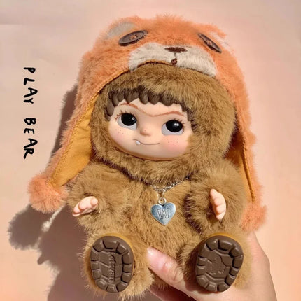New Wakuku Plush Doll Keychain The Monsters Box Toy New Vinyl Doll Kawaii Backpack Pendant Decoration Case Gifts Cute wakuku