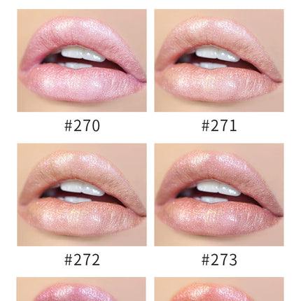Pudaier mini capsule lip glaze, non-stick and non-fading lip gloss, mirror-finished moisturizing lip gloss