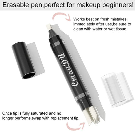 CmaaDu Eyeliner Makeup Remover Pen Waterproof Long Lasting Quick Dry Portable Eraser for Sensitive Skin Eyes