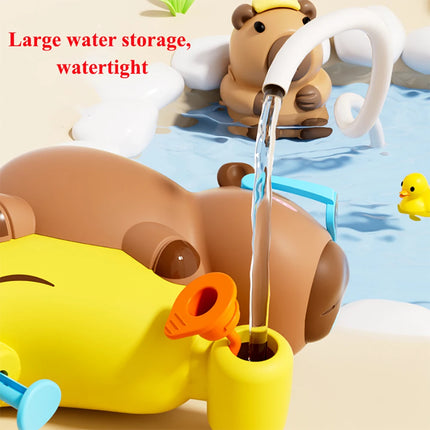 1/2pcs Cartoon Capybara Spray Water Toys Summer Beach Long Range Spray Toys Children Outdoor Cute Sprinkling Water Toys For Kids