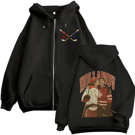 Heated Rivalry Ilya Rozanov 81 Boston Raiders Merch Zipper Hoodies Men's Women Clothing Fashion Zip Up Sweatshirts Jackets Coats