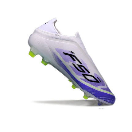 Without-Lace Non Slip Football Shoes Pro Mens Football Boots Youth FG/TF F50+ Training Studded Fast Soccer Shoes for Man