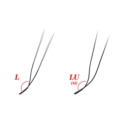 XIUSUZAKI L/LU/M Curl U-Shaped YY 3D 4D 5D W Eyelash Extensions U/W Lashes Extension Mink Premade Volume Fans False Eyelashes