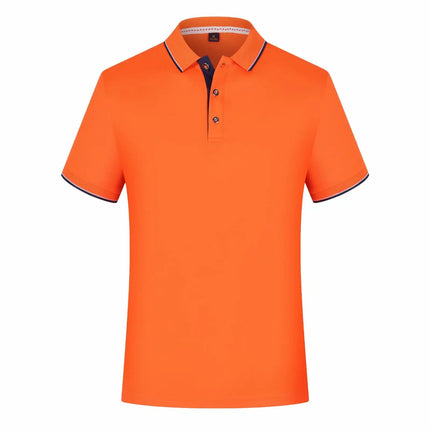 Quick Dry Clothes Polo Shirt Enterprise Custom Tooling Lapel Short-sleeve T-shirt Advertising Shirt Embroidery logo Work Clothes