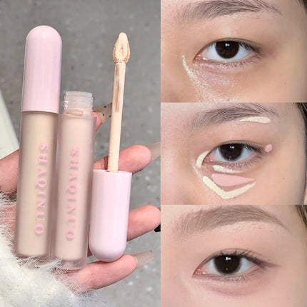 3 Colors Liquid Foundation Concealer Cream Full Covers Brightening Facial & Eye Liquid Concealer Waterproof Oil-control Make Up