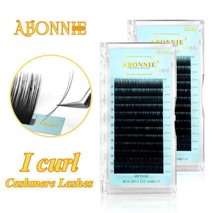 ABONNIE All Size I/J/B/L/LB/LJ/M/LU/LC/LD/C/CC/D/DD Curl Individual Classical Lash Extensions Cashmere Eyelash Extension Tray