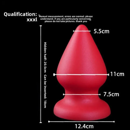 6 sizes Huge Anal Plug Comfortable Silicone Anal Dildo Suction Cup Big Butt Plug,Anal Dilator Adult Anal Sex Toys for Women Anus