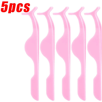 1/30pcs False Eyelashes Tweezer Auxiliary Curler Eye Lash Applicator Makeup Tools Professional Plastic Lashes Forceps Clip