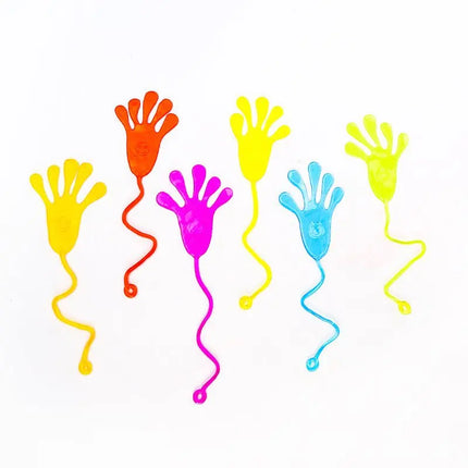 5-50 Pcs Funny Sticky Hands Toy Elastic Squishy Slap Palm Novelty Gift Party Game Birthday Educational Stress Relief