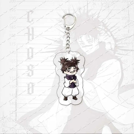 JJK nime Figure Choso Keychain Bag Charms Accessories Choso Chibi Acrylic  Keyrings Pendant Fans Friends Gifts