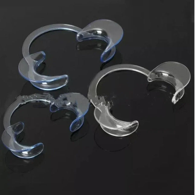 100Pcs Dental C Shape Mouth Opener Lip Cheek Retractors Teeth Whitening Mouth Gag Spreader Dentistry Dentist Accessories