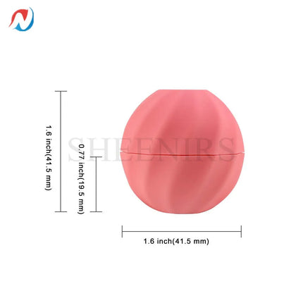 50pcs 7ml 0.25oz 7g Empty Ball plastic lip balm Sphere Lipstick Container crayon Lipstick Tubes Chapstick Tubes Holder Makeup