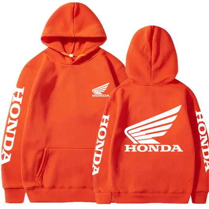 Honda Motorcycle Racing Team Competition 2025 New Men's Hoodie Spring and Autumn Fashion Outdoor Women's Sports Shirt